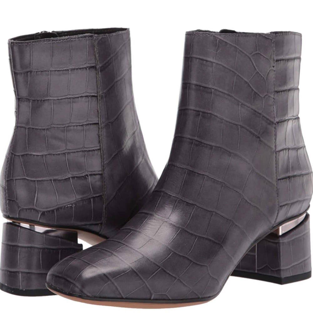 Franco Sarto Marquee Gray Ankle Boots